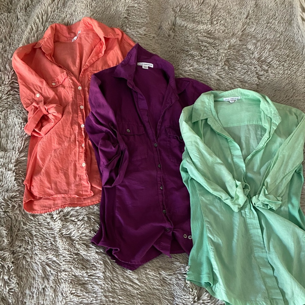James Perse Button Ups - Lot of 3